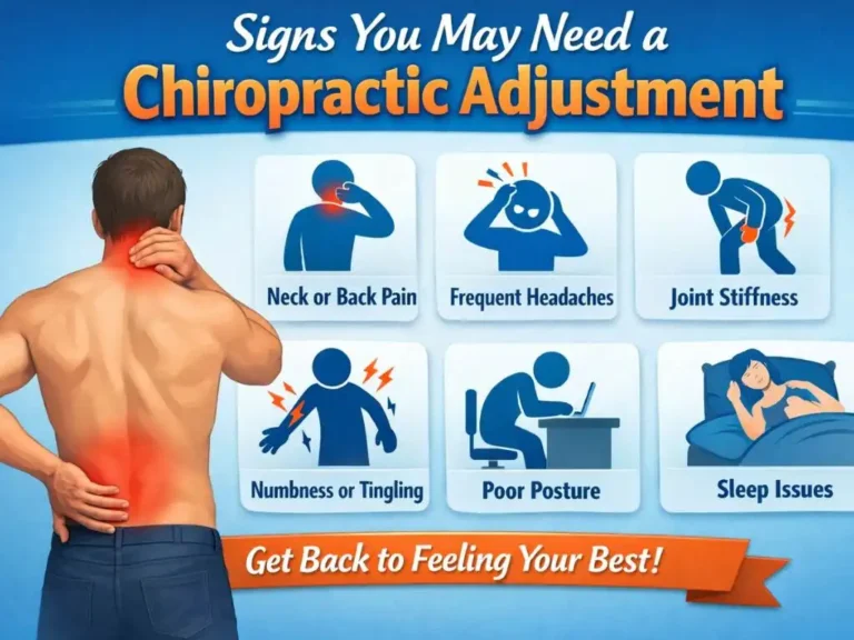 Signs You May Need a Chiropractic Adjustment